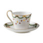 Royal Copenhagen Star Fluted Christmas High Handle Cup | Kneen & Co