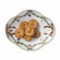 Royal Copenhagen Star Fluted Christmas Side Dish | Kneen & Co