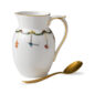 Royal Copenhagen Star Fluted Christmas Large Milk Jug | Kneen & Co