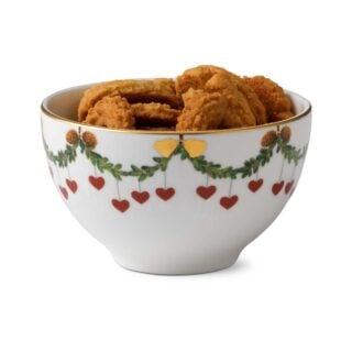 Royal Copenhagen Star Fluted Christmas Small Bowl | Kneen & Co
