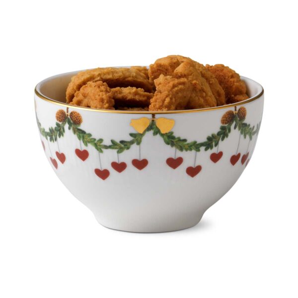 Royal Copenhagen Star Fluted Christmas Small Bowl | Kneen & Co