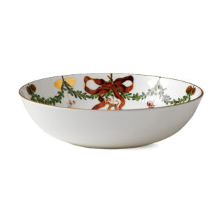 Royal Copenhagen Star Fluted Christmas Serving Bowl