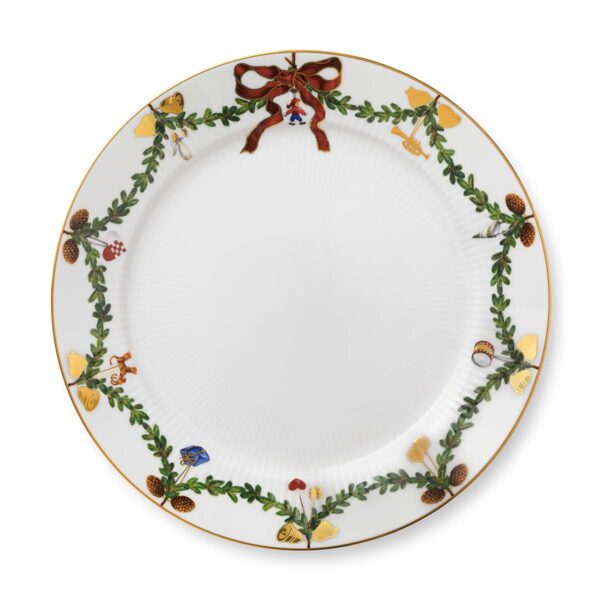 RoyalCopenhagen-1017457-STAR-FLUTED-PLATE-27CM-1200x1200-100KB Royal Copenhagen Star Fluted Christmas Dinner Plate | Kneen & Co