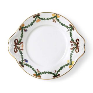 Royal Copenhagen Star Fluted Christmas Serving Dish | Kneen & Co