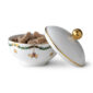 Royal Copenhagen Star Fluted Christmas Sugar Bowl with Lid | Kneen & Co