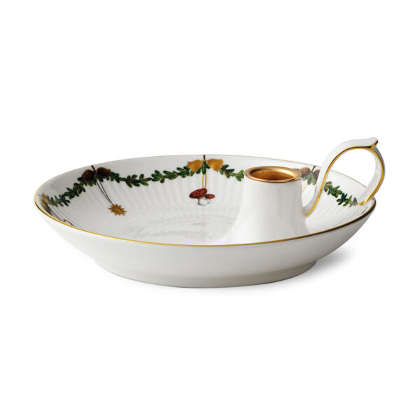 RoyalCopenhagen-1024778-Star-Fluted-CandleHolder-01-(2)-1200x1200-100KB Royal Copenhagen Star Fluted Christmas Tall Candle Holder | Kneen & Co