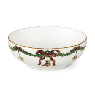 Royal Copenhagen Star Fluted Christmas Medium Bowl | Kneen & Co