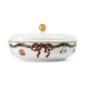 Royal Copenhagen Star Fluted Christmas Bowl with Lid | Kneen & Co