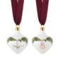 Royal Copenhagen Star Fluted Christmas Ornaments - Set of 2 | Kneen & Co