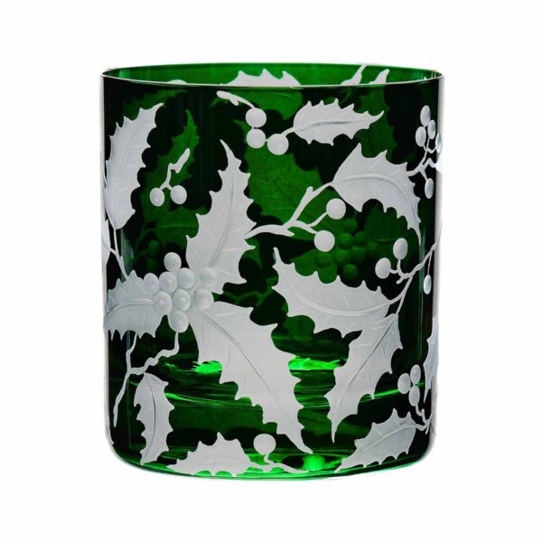 ARTEL-GLASS-HOLIDAY-G-212-HCH-1-BR-1200x1200-100KB Artel Holiday Collection Holly Double Old Fashioned Glass | Kneen & Co