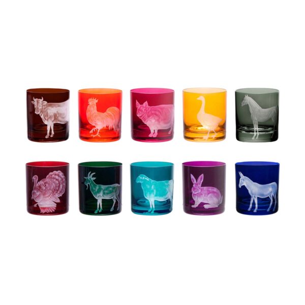Artel Barnyard Collection Double Old Fashioned Set | Kneen & Co