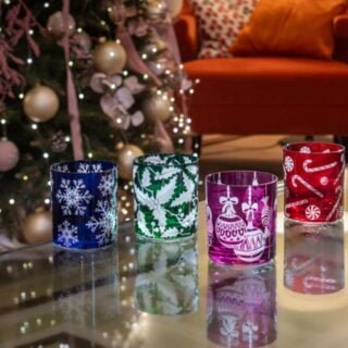 Artel Holiday Collection Double Old Fashioned Glass | Kneen & Co