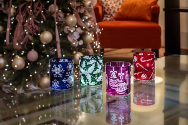 Artel Holiday Collection Double Old Fashioned Glass | Kneen & Co