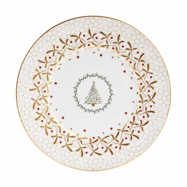 BernardaudNoel-22026-Ass21AileBlcheSapin-1500x1433-1200x1200-100KB Bernardaud Noël Salad Plate | Kneen & Co