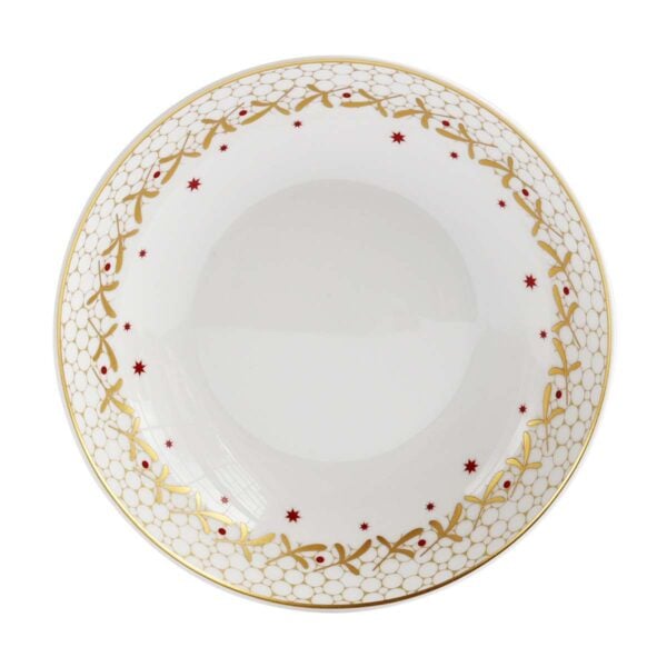 BernardaudNoel-22034-AssCrCal1-1500x1500-1200x1200-100KB Bernardaud Noël Coupe Soup Plate | Kneen & Co