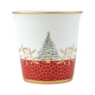 Bernardaud Noël Rouge Tumbler Candle | Kneen & Co