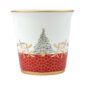 Bernardaud Noël Rouge Tumbler Candle | Kneen & Co