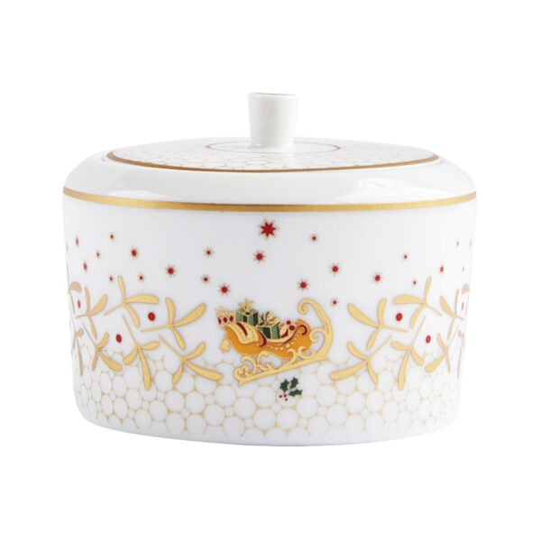 Bernardaud Noël Sugar Bowl | Kneen & Co