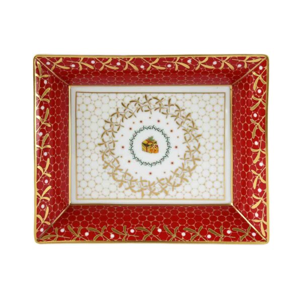BernardaudNoel-22050-VidePochesRectangle-1500x1500-1200x1200-100KB Bernardaud Noël Rouge Valet Tray | Kneen & Co