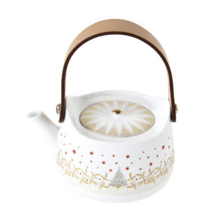 BernardaudNoel-22427-Verseuse2-2223×2248-1200×1200-100KB Bernardaud Noël Cabas Teapot | Kneen & Co
