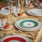Bernardaud Noël Dinnerware set on Holiday Table | Kneen & Co
