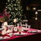 Bernardaud Noël Dinnerware set on Holiday Table | Kneen & Co