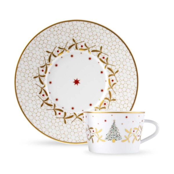 BernardaudNoel-SaucerTEACUP SINGLE--set-B-1200x1200-100KB Bernardaud Noël Tea Cup and Saucer | Kneen & Co