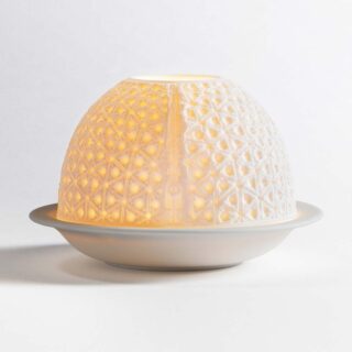 Bernardaud Lattice LED Votive Light | Kneen & Co