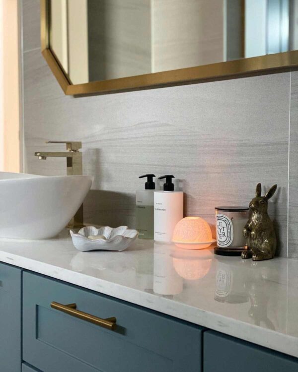 BernardaudVOTIVE-Lights-MOOD-24324-04-UGC-anise-baek-1080x1350-1200w-100KB Bernardaud Votive Lights set on bathroom counter | Kneen & Co