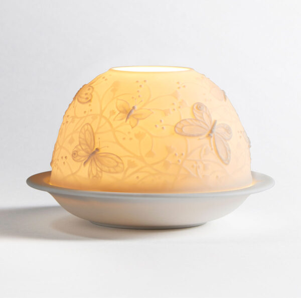 Bernardaud Butterflies in Flight Votive Light | Kneen & Co
