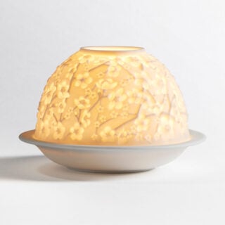 Bernardaud Cherry Blossoms Votive Light | Kneen & Co