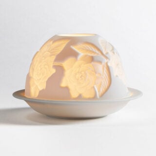 Bernardaud Roses Votive Light | Kneen & Co