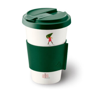 Dibbern Noel Fine Bone China Coffee-To-Go Cup with Sleeve | Kneen & Co