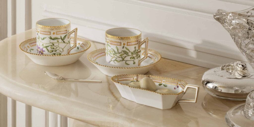 Royal Copenhagen Flora Danica Collection mood image | Kneen & Co