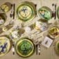 Ginori 1735 Oriente Italiano assorted dinnerware set on table | Kneen & Co