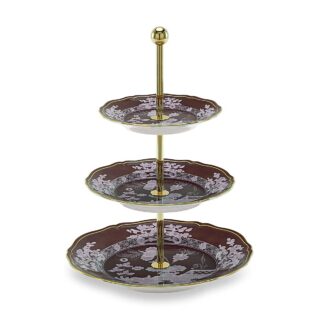 Ginori 1735 Oriente Italiano Castagna 3-Tier Stand | Kneen & Co