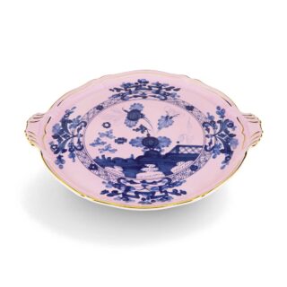 Ginori 1735 Oriente Italiano Azalea Cake Plate | Kneen & Co