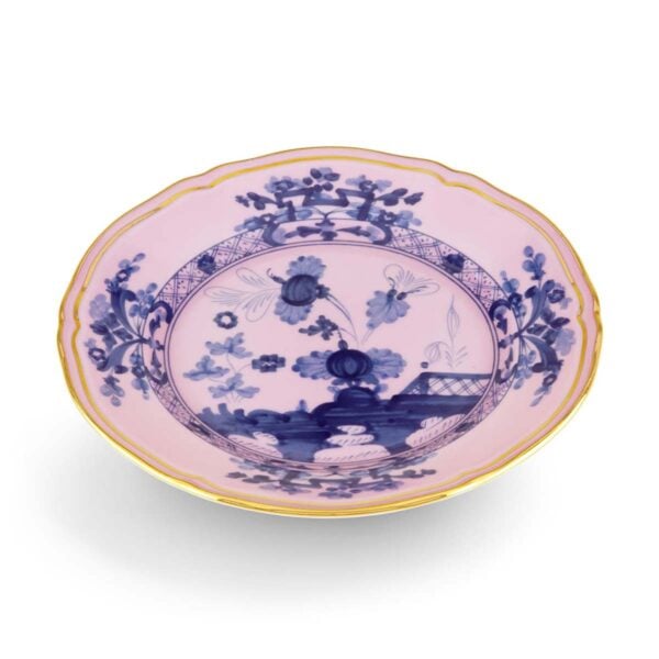 Ginori 1735 Oriente Italiano Azalea Flat Bread Plate | Kneen & Co
