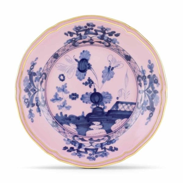 Ginori 1735 Oriente Italiano Azalea Flat Bread Plate | Kneen & Co