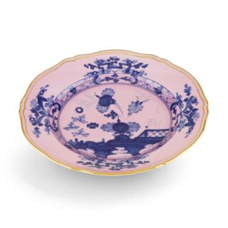 Ginori 1735 Oriente Italiano Azalea Flat Dessert Plate | Kneen & Co
