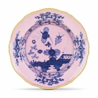 Ginori 1735 Oriente Italiano Azalea Flat Dessert Plate | Kneen & Co