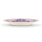 Ginori 1735 Oriente Italiano Azalea Dinner Plate shown on table | Kneen & Co