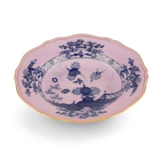 Ginori 1735 Oriente Italiano Azalea Soup Plate | Kneen & Co