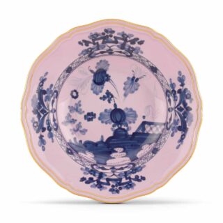 Ginori 1735 Oriente Italiano Azalea Soup Plate | Kneen & Co