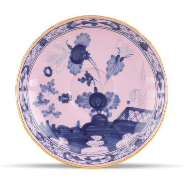 Ginori 1735 Oriente Italiano Azalea Coffee Saucer | Kneen & Co