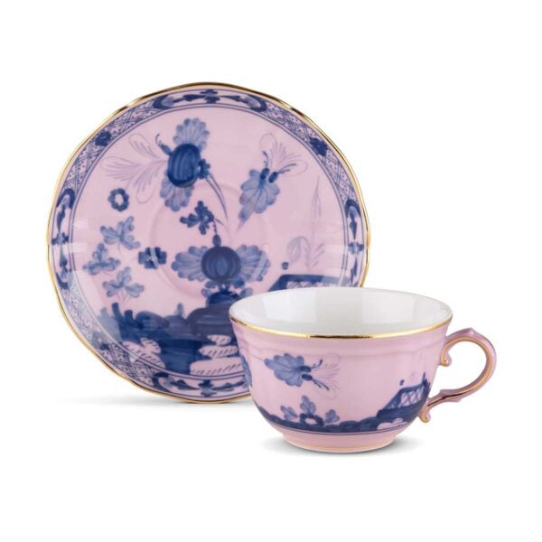 Ginori 1735 Oriente Italiano Azalea Tea Cup And Saucer | Kneen & Co