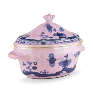 Ginori 1735 Oriente Italiano Azalea Tureen | Kneen & Co