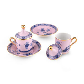 Ginori 1735 Oriente Italiano Azalea Coffee Cup - Set of 2 | Kneen & Co