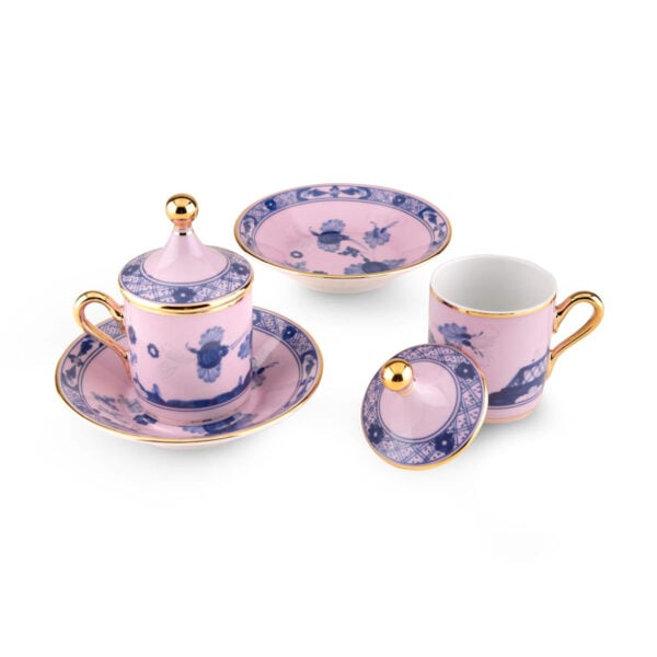 Ginori 1735 Oriente Italiano Azalea Coffee Cup - Set of 2 | Kneen & Co
