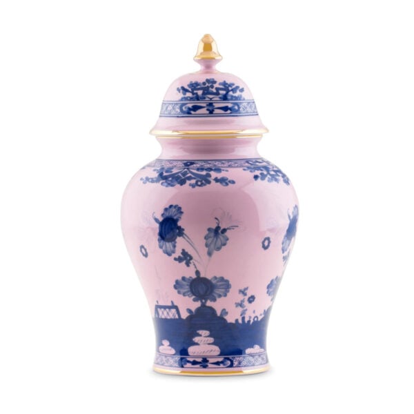 Ginori 1735 Oriente Italiano Azalea Potiche Vase | Kneen & Co
